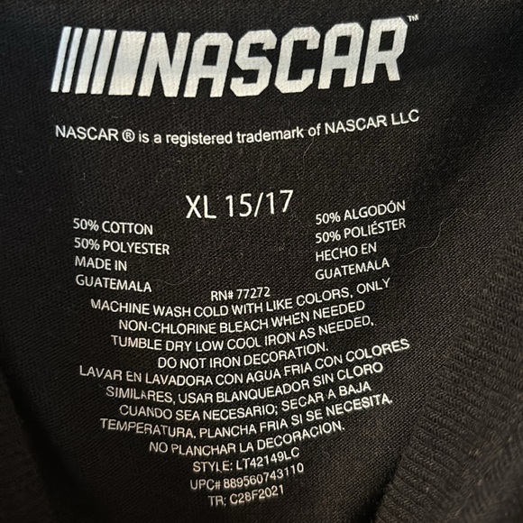 NASCAR Racing round bottom top size XL - Picture 4 of 5